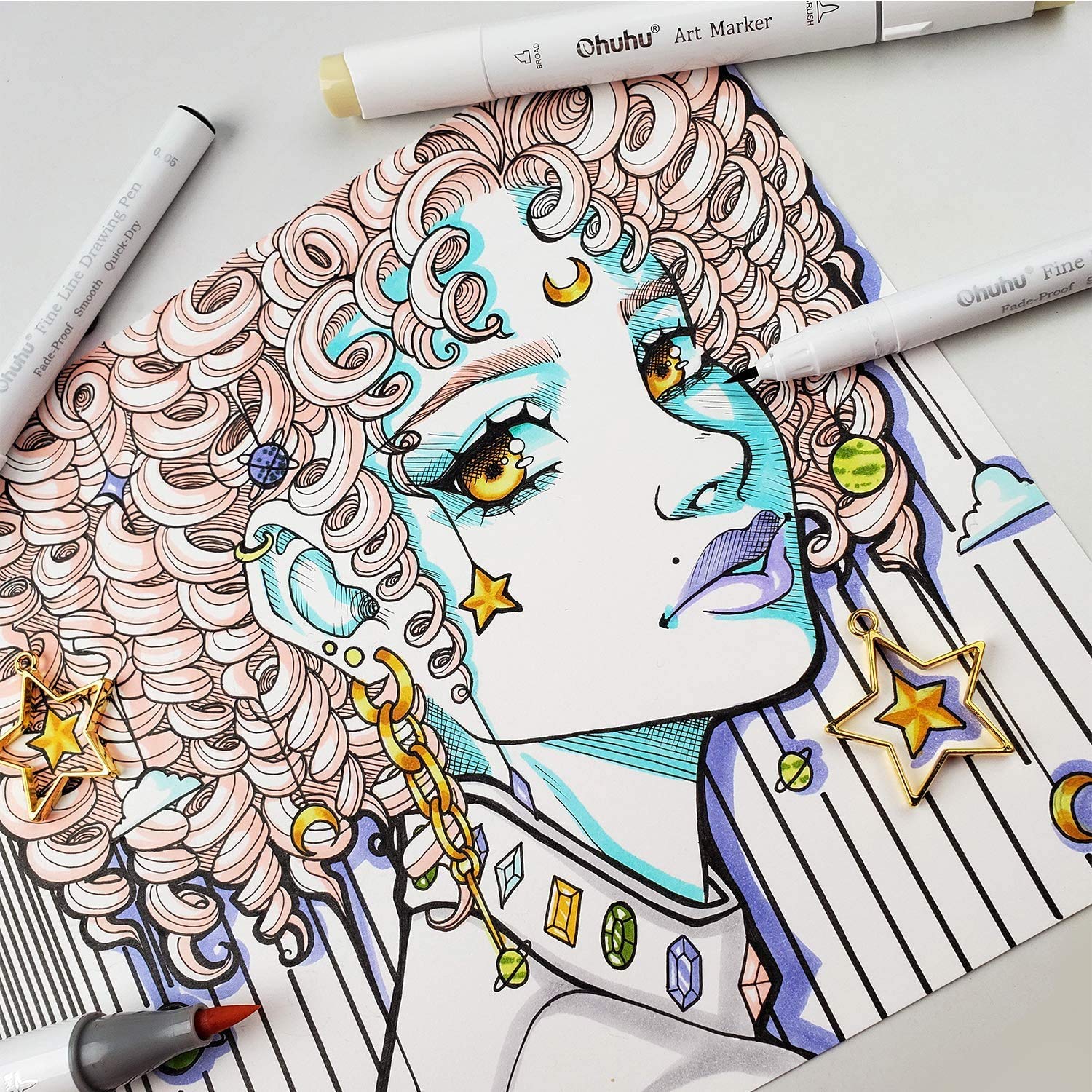 Ohuhu مايكرو القلم Fineliner أ - مراجعة Correction Pen Fine وسعره