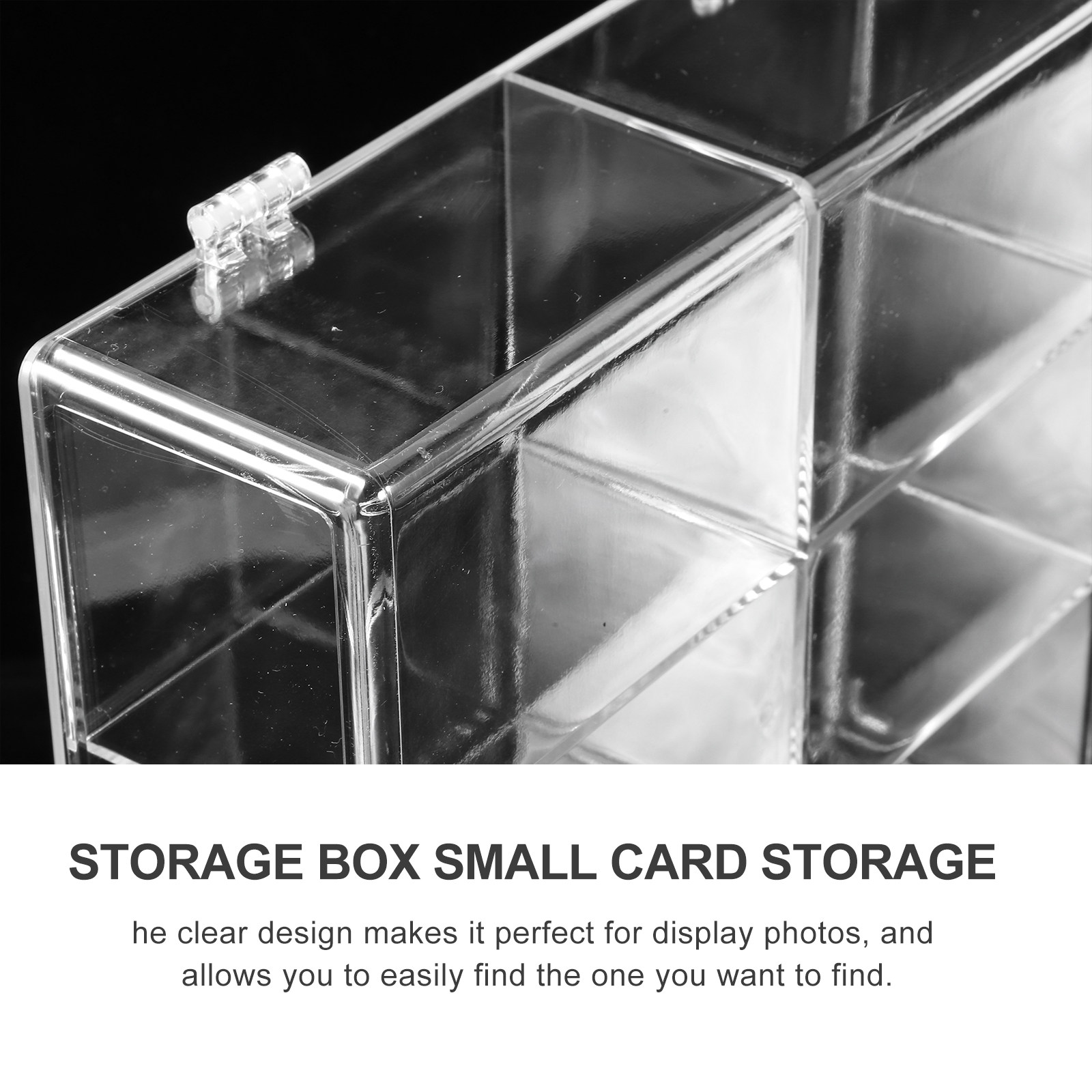 صندوق تخزين بلاستيكي شفاف متعد - مراجعة Card Index Box وسعره