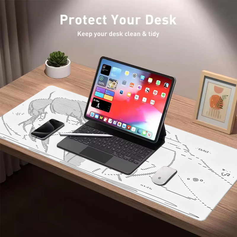 لوحة ماوس جلدية كبيرة بتصميم أ - مراجعة Leather Desk Pad وسعره